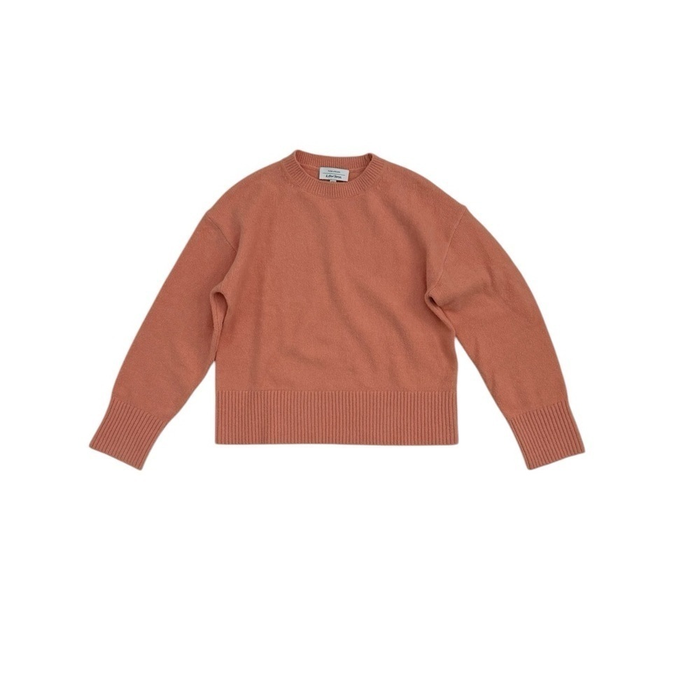 & Other Stories Brown Crewneck Sweater Coral Relaxed Fit Sweater Size XS